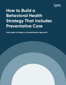 Report Cover - Building a Mental Health Strategy with Preventative Care