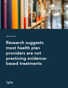 Whitepaper Cover: Evidenced-based Health Plans