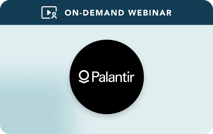 On Demand Webinar Image - Palantir