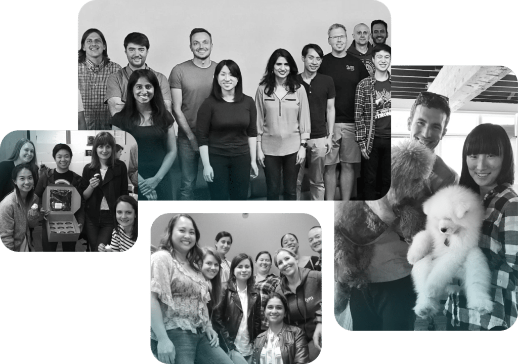 Collage of Lyra employees