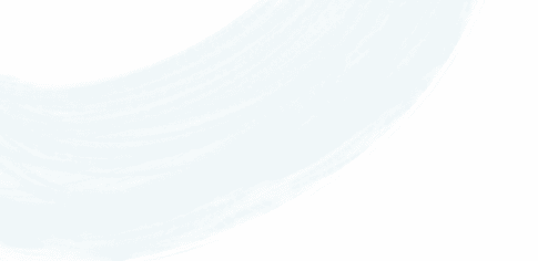 Blue paint stroke swirl