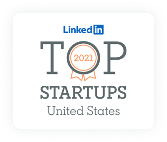 Linkedin 2021 Top Startups in United States award