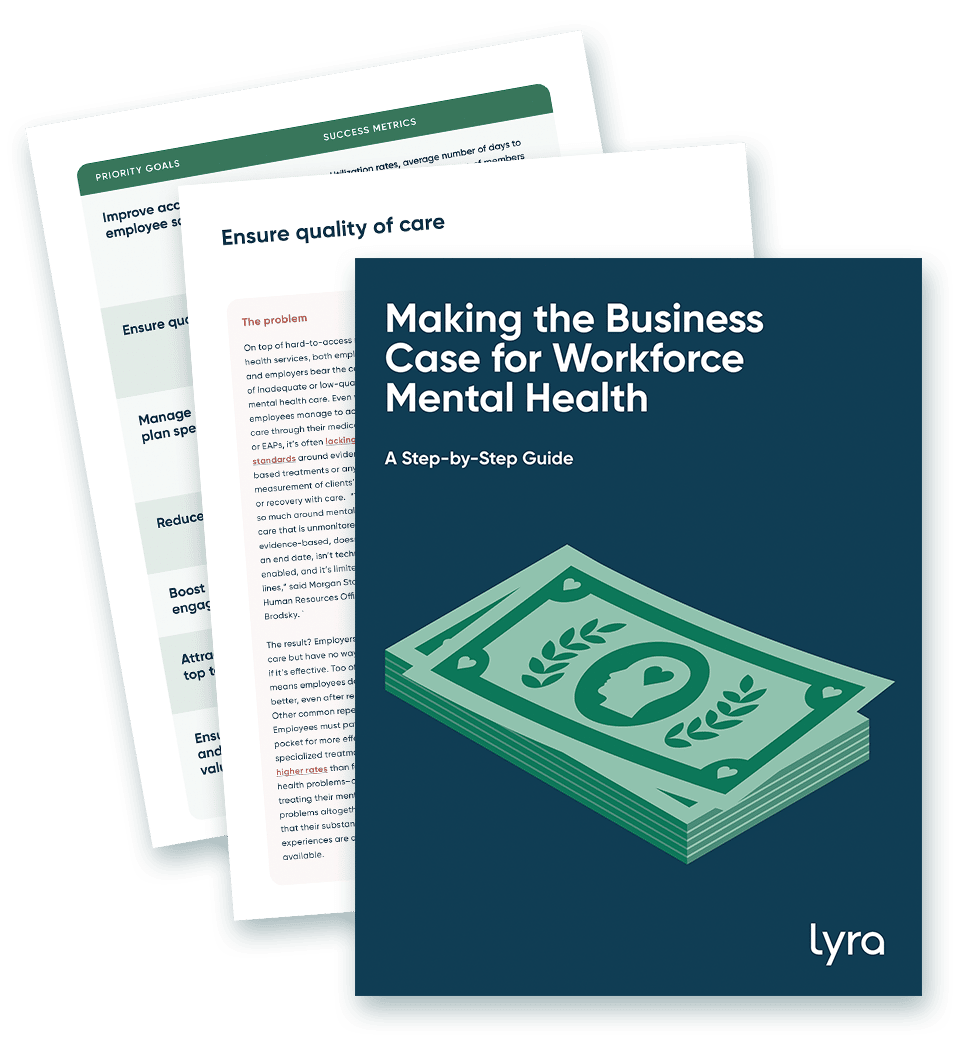 Making the Business Case for Workforce Mental Health: A Step-by-Step Guide