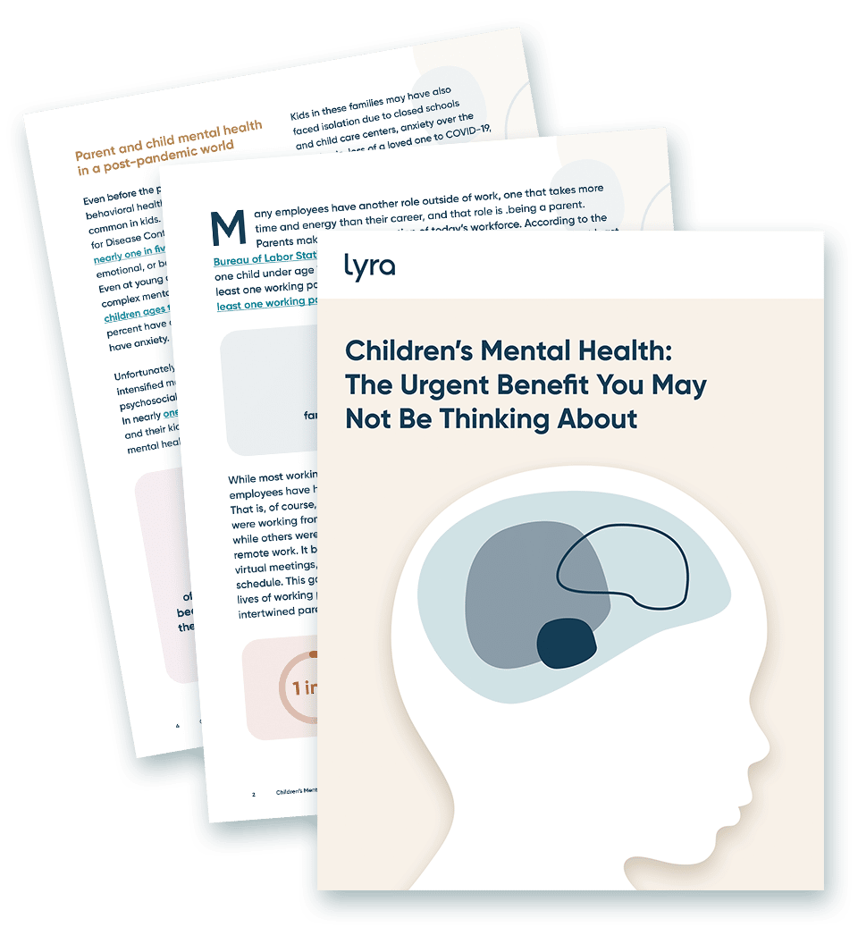Children’s Mental Health: The Employee Benefit You Didn’t Know You Needed