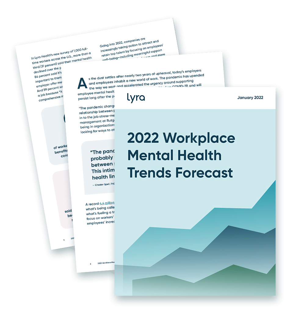 2022 Workforce Mental Health Trends Forecast thumbnail
