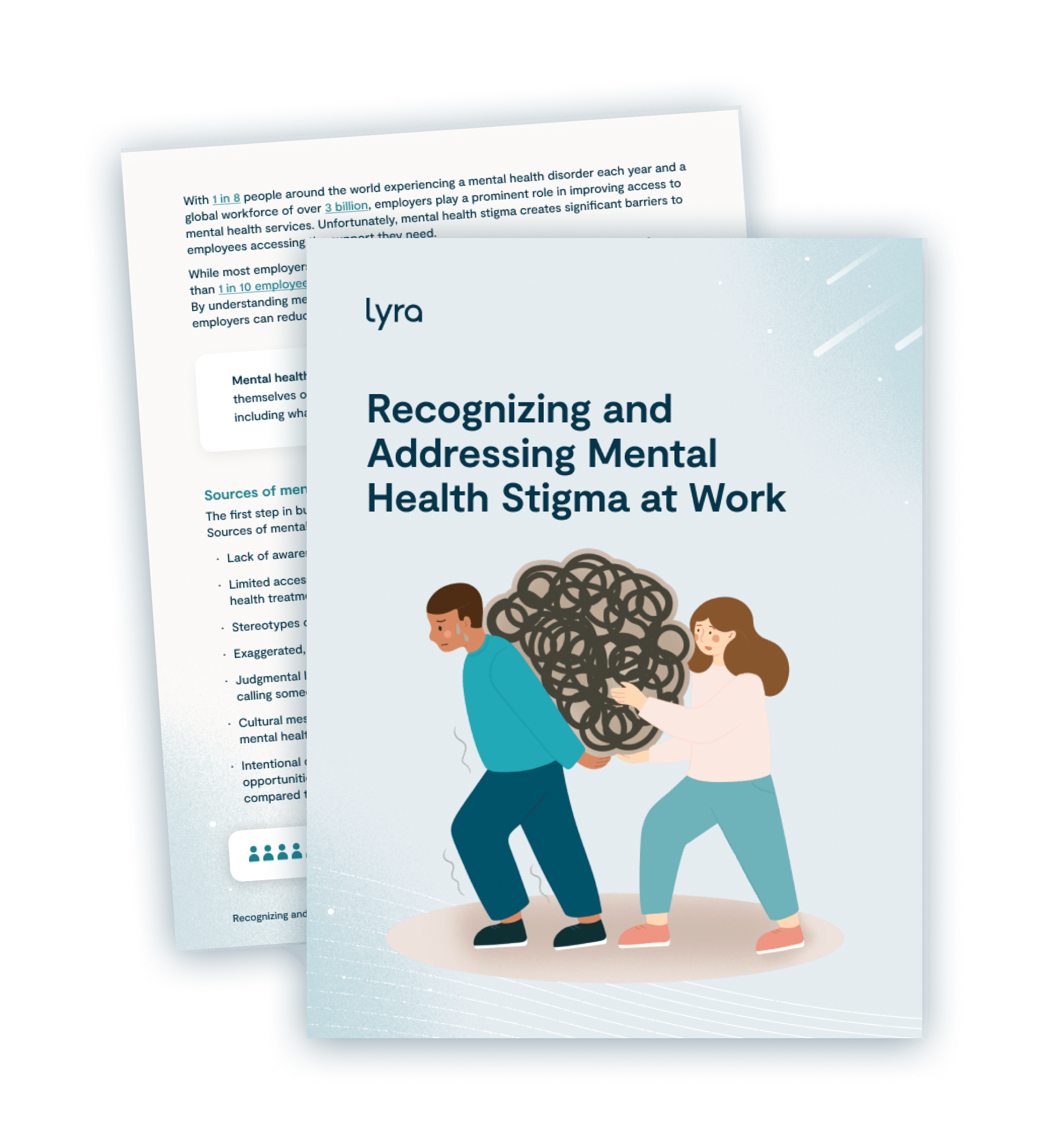 thumbnail for recognizing and addressing mental health stigma at work white paper