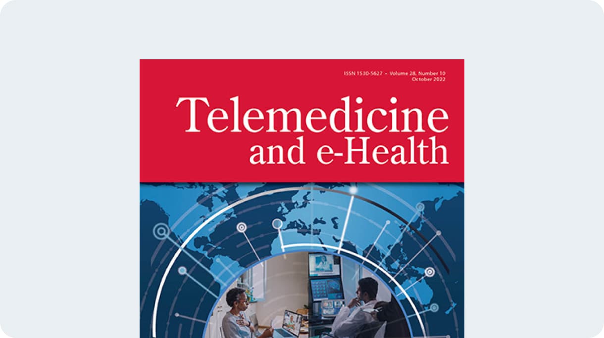 Telemedicine and e-Health cover image