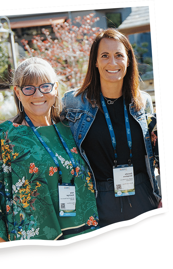 two women attending breakthrough
