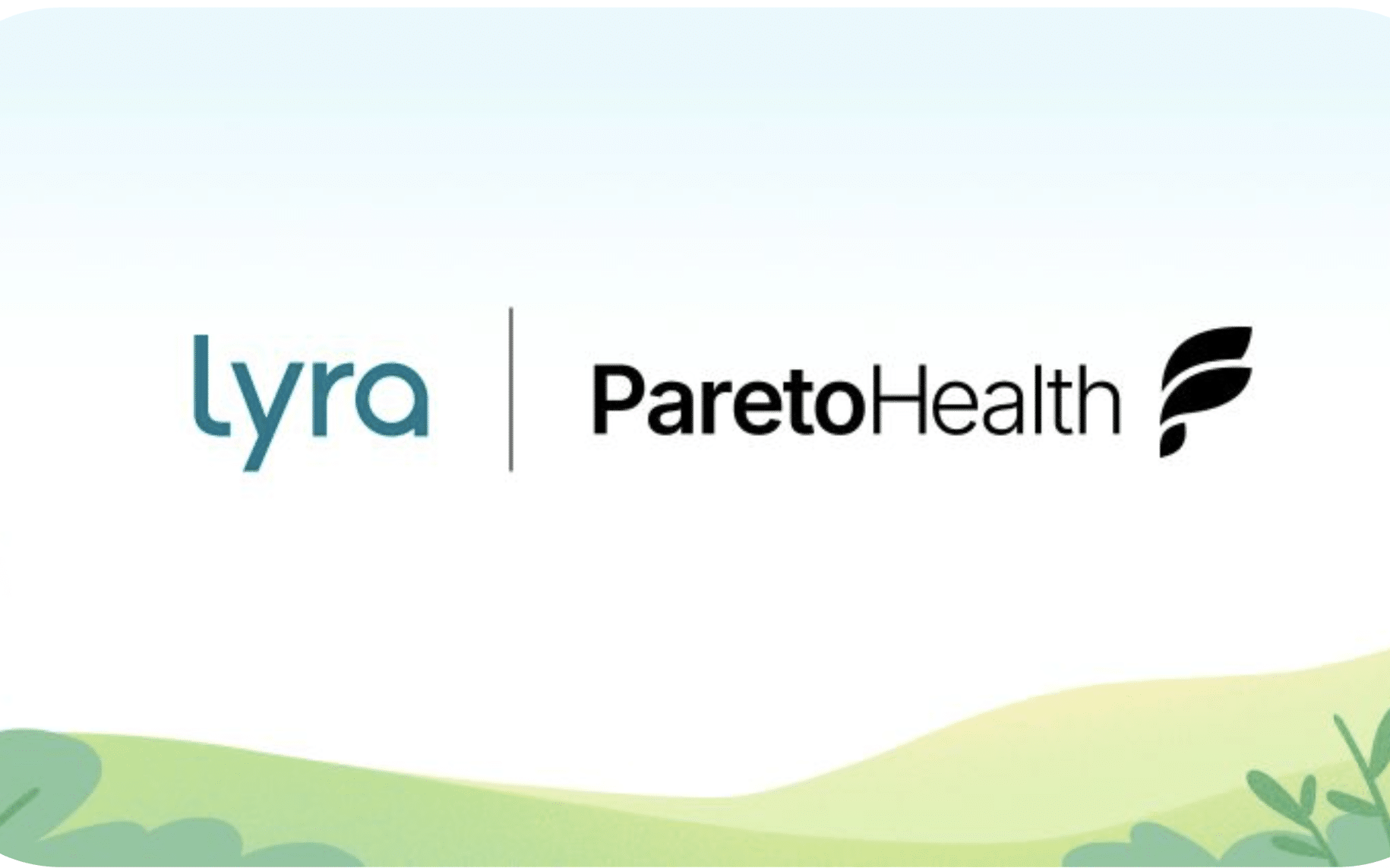 Lyra + Pareto press release logos