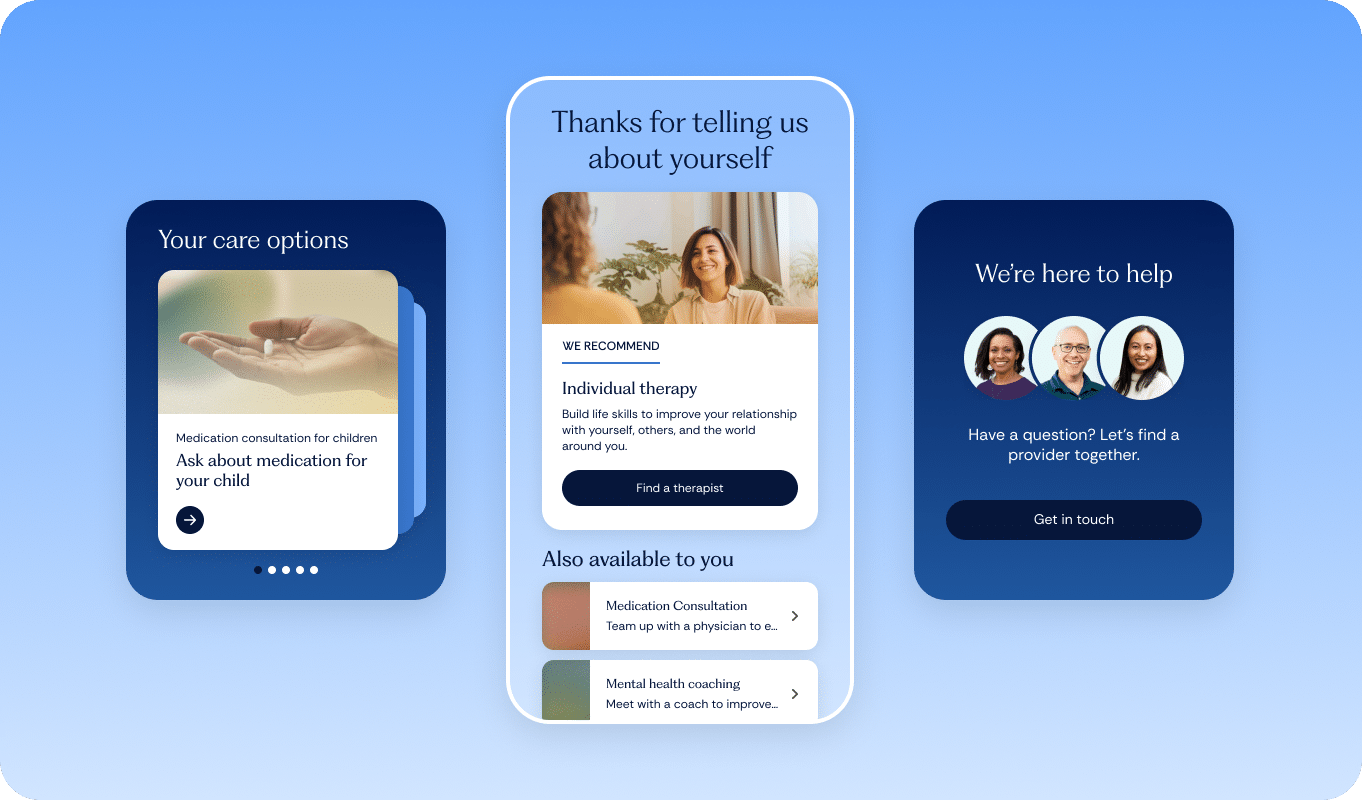 Screenshot of medication management