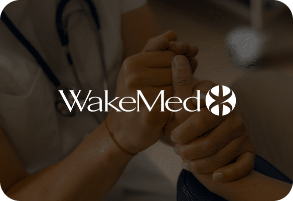 WakeMed overlay logo